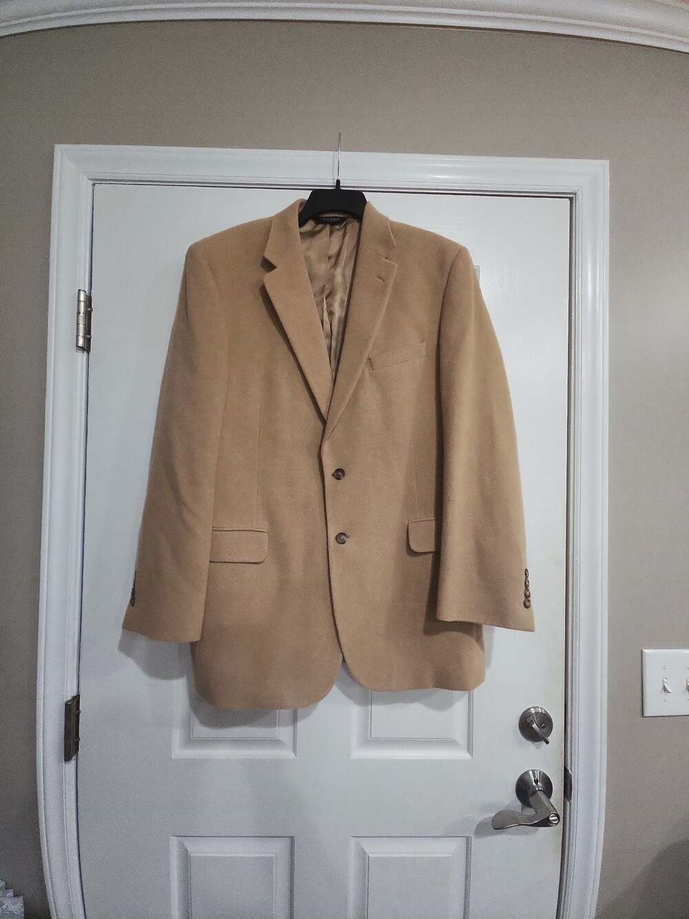 Jos. A. Bank Gordon Model 100% Camel Hair Two-Button Sport Coat Blazer 43L